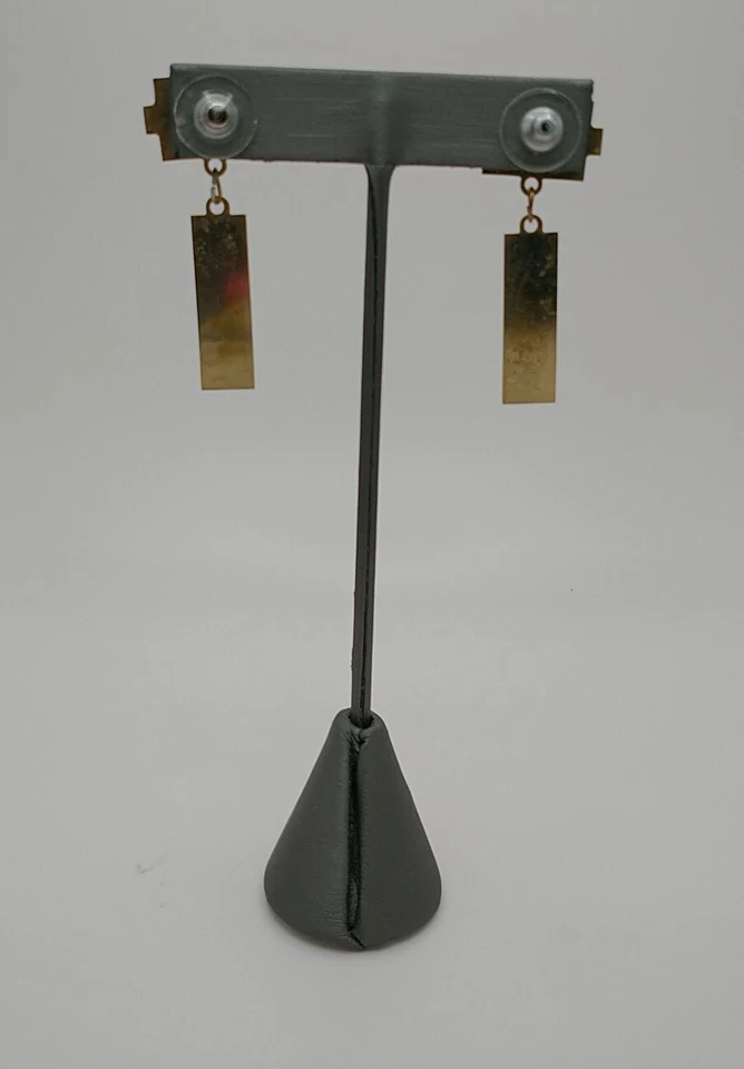 Pendientes Universidad de Michigan U-M GO AZUL Cuelga Esmalte Maíz 2 x 0.5" De Colección Foto 2 de 4