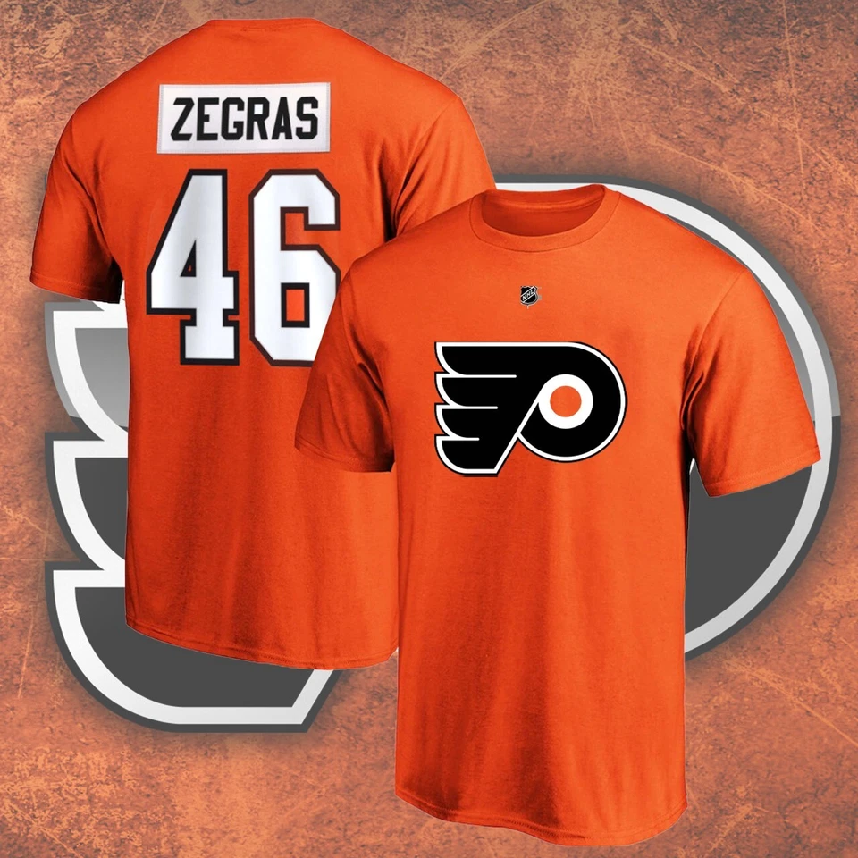 ¡¡LO ÚLTIMO!! Bienvenido Trevor Zegras #46 Philadelphia Fly*er nombre y número ventilador de regalo Foto 3 de 4