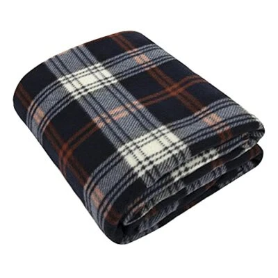 TRAIL MAKER 50x60 Throw Blankets, Plaid Fleece Throw Blankets for Assorted Colors
