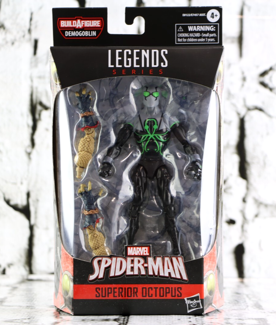 Marvel Legends Spider-Man Superior Octopus Demogoblin BAF Action