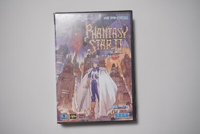 Sega Mega Drive Phantasy Star 2 boxed Japan MD game US seller