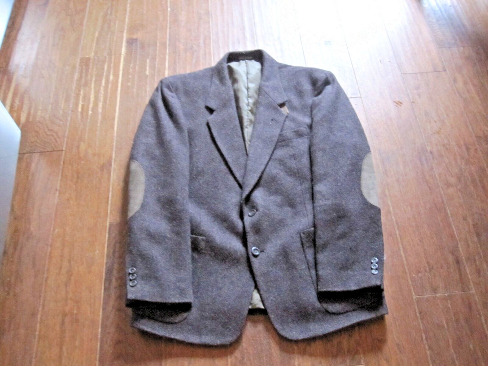 hunting horn classic brown tweed elbow pads blazer 2 … Gem