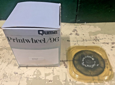Box of Six New Qume Printwheel/96 Part Number 82167, ASCII 96 Prestige Elite 12