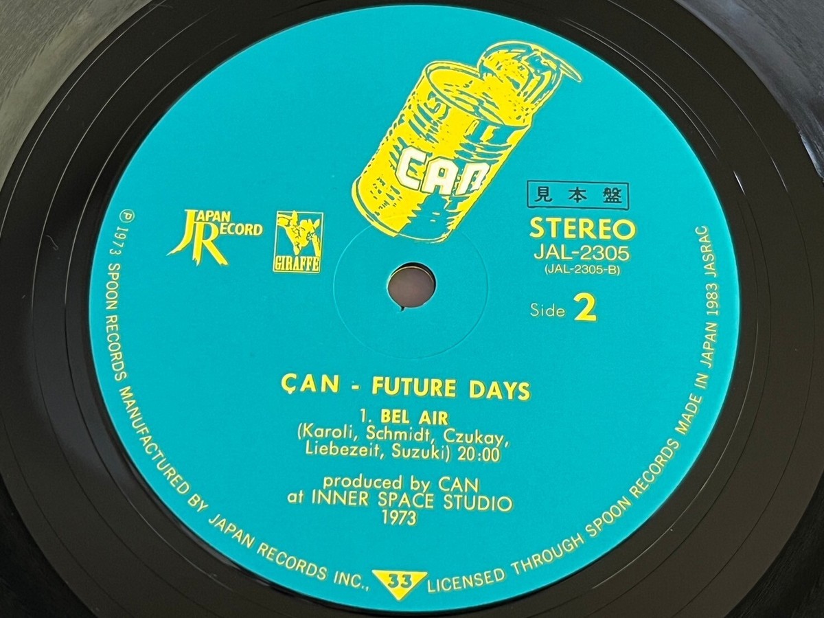 Can FUTURE DAYS Japan Record JAL2305 Japan Promo VINYL LP