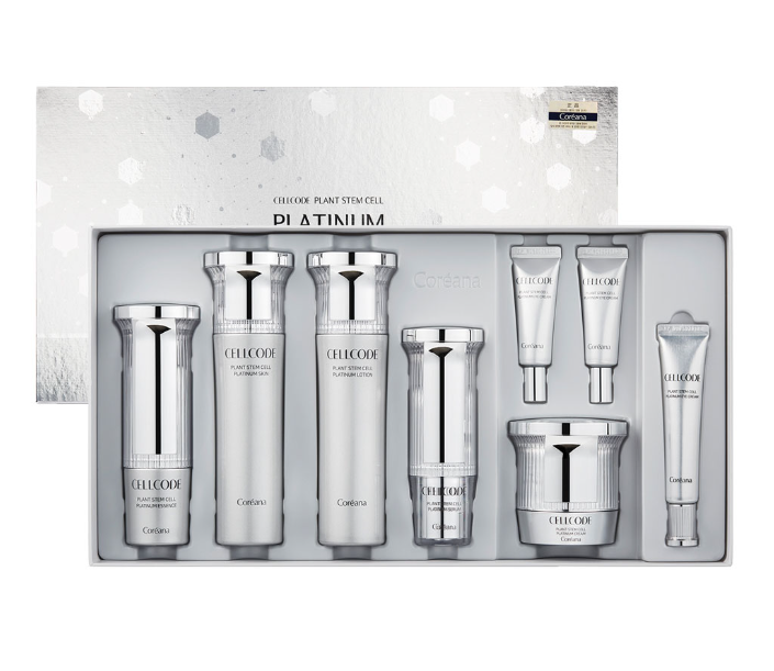 Cellcode Plant Stem Cell Platium Line Skin Care 8Items Set