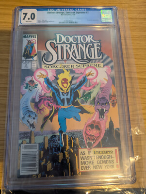 Doctor Strange Sorcerer Supreme #2 Marvel Comics 1989. Dormammu App CGC 7.0