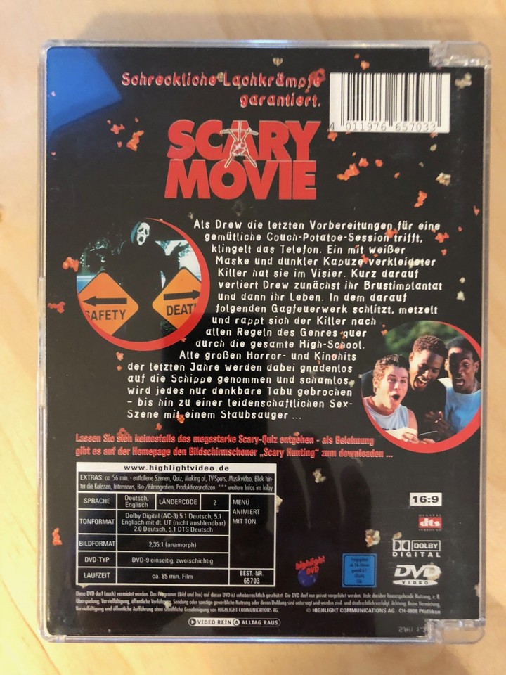 SCARY MOVIE DVD 4011976657033| eBay