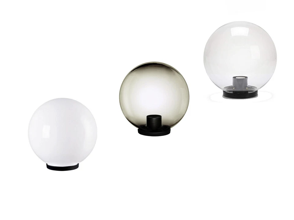 SFERA GLOBO PER LAMPIONE LAMPIONI DA ESTERNO ILLUMINAZIONE GIARDINO VARIE MISURE