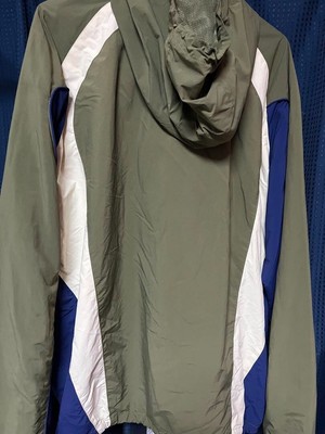 Supreme Paneled Half Zip Pullover Hoddie Olive Green Men 