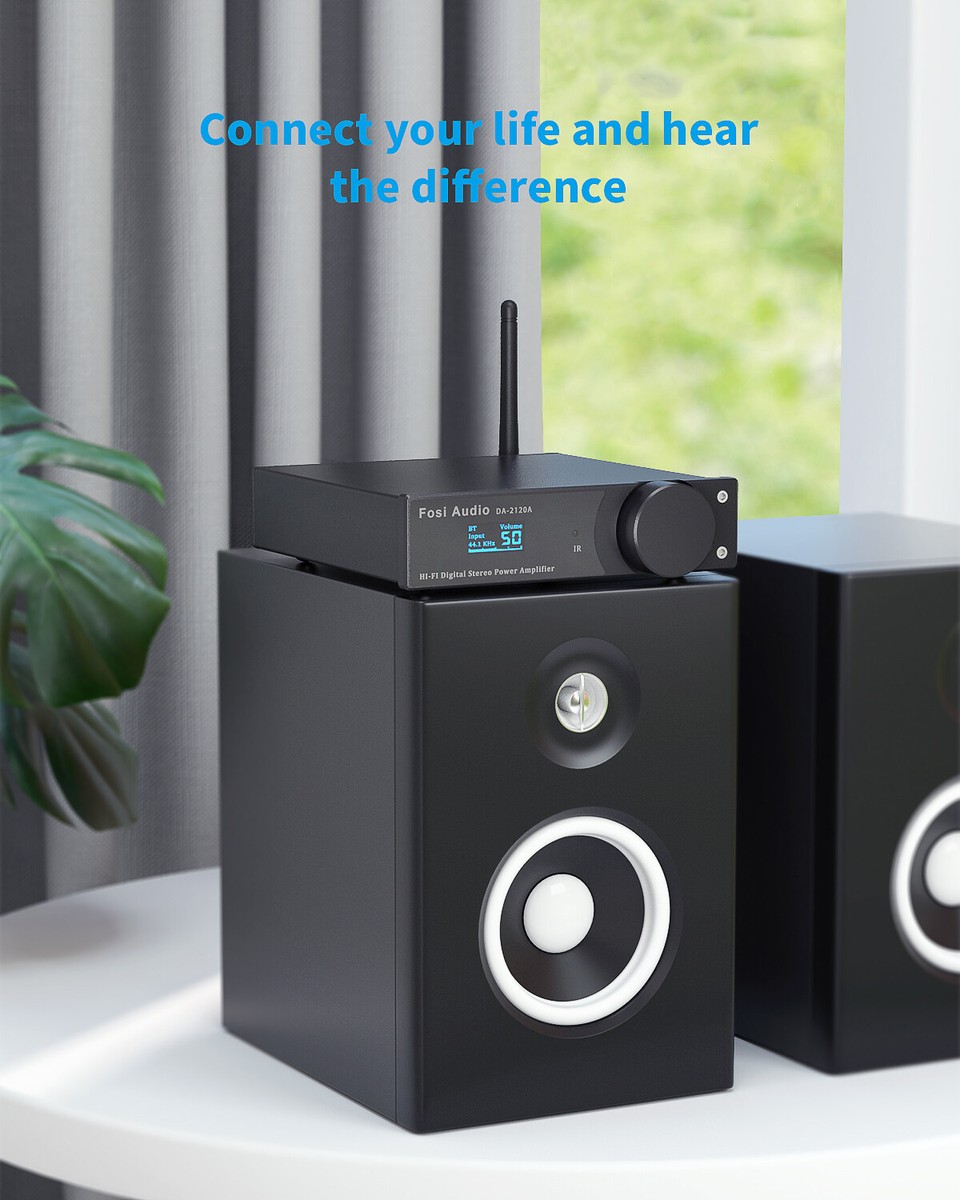 Fosi Audio DA-2120A デジタルアンプ Fosi Audio DA2120A 2.1 DAC Amplifier Bluetooth 5.0 aptX, USB DAC