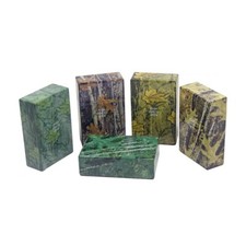 Paquete de 5 fundas de cigarrillos de plástico push-to-open tamaño king diseño camuflaje