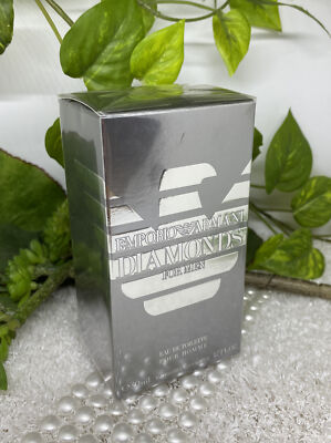 (1998,- /L) Armani Emporio Diamonds For Men Eau De Toilette EDT Spray 50ml *neu*