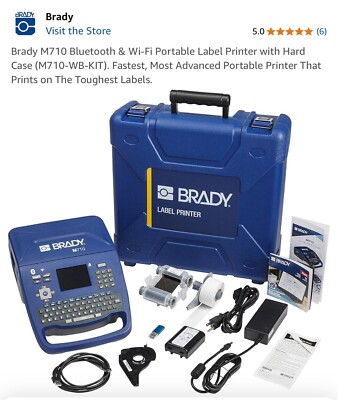Brady M710 Bluetooth & Wi-Fi Portable Label Printer