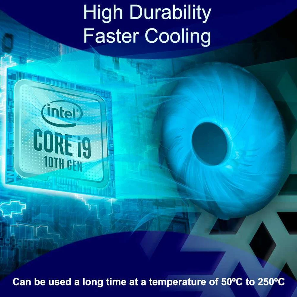 Pate Thermique Halnziye HY710 3.17 W/m-k 10g en Pot pour Processeurs CPU Argent - Photo 4/4