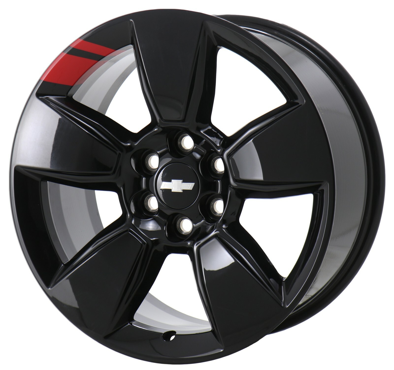 2 5/8" CHEVROLET CAMARO TRAVERSE COLORADO BLACK CENTER CAPS FACTORY OEM