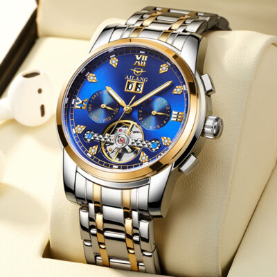 AILANG Men's Watch Multi-function Business Automatic Mechanical Wristwatches