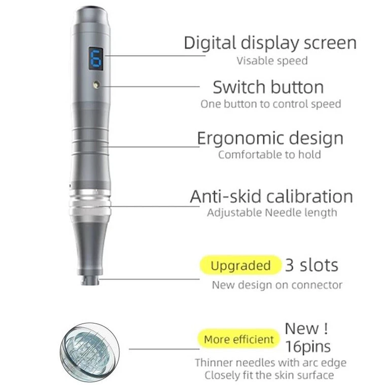 M8 Electric Stamp Anti-Aging Derma Pen Cartridges Needles