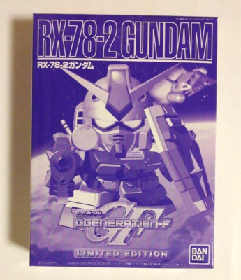 GUNDAM RX-78-2 Limited Clear SD G Generation F BANDAI Model Kit