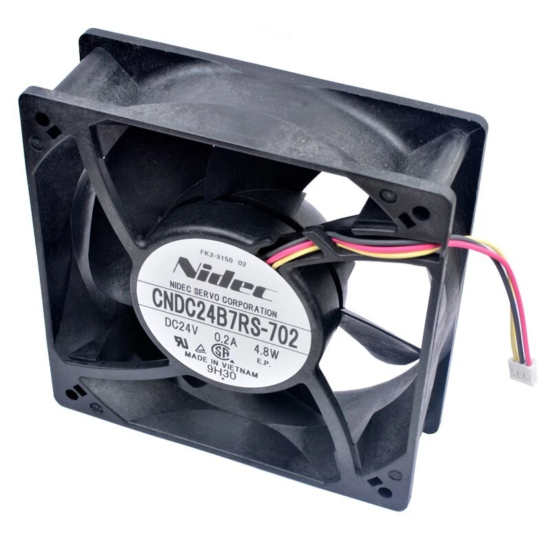 CNDC24B7RS-702 120mm 120x120x38mm DC24V 0.20A 4.8W Axial flow fan cooling fan - Image 4 of 4