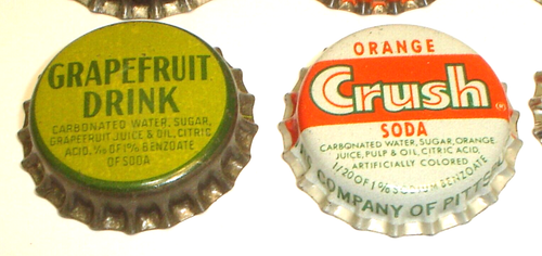 Vintage Lot of 12 NOS Cork Lined Soda Bottle Caps Kist, Fanta, Sun Crest Etc. - Picture 2 of 8