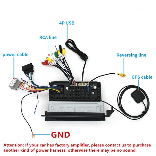 Single Din Radio Touch Screen USB Audio GPS Navi Fit For Jeep Cherokee 1997-2001 - Picture 22 of 24