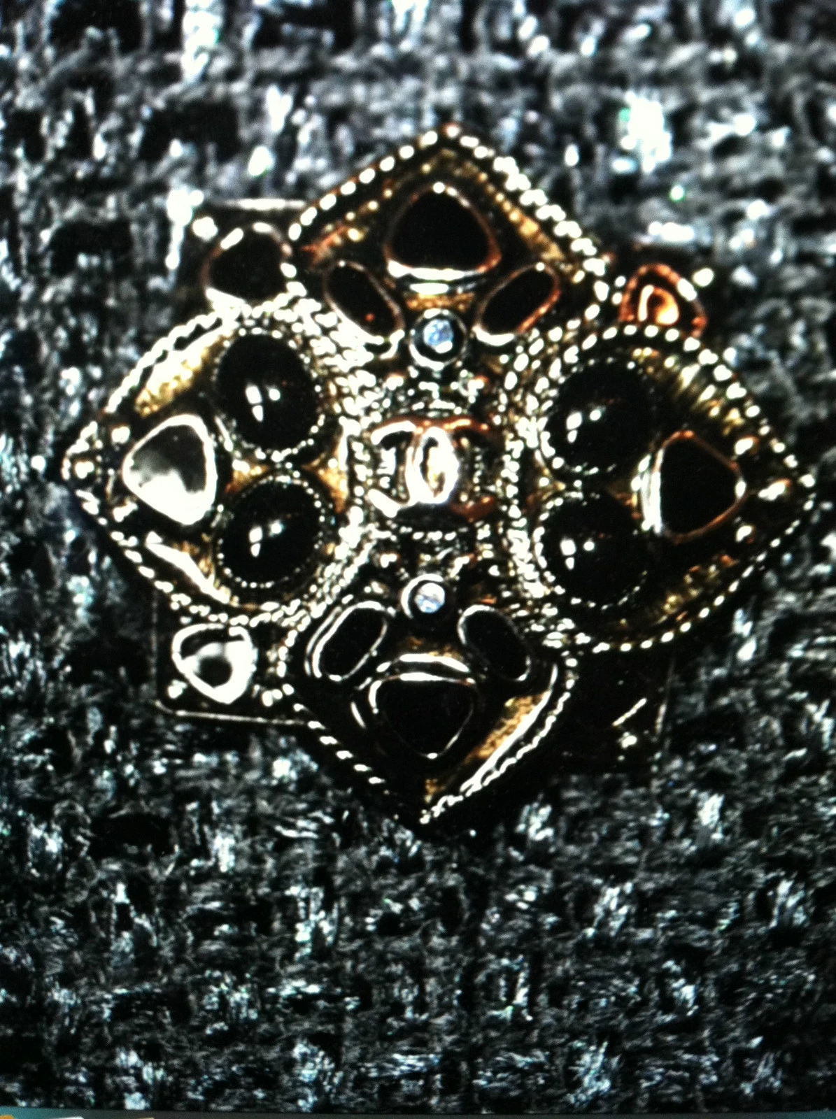 Chanel VINTAGE 09A NUOVE ETICHETTE PARIS MOSCA Tweed Oro Marrone Giacca Agnello pelliccia FR36