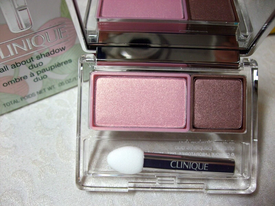 Clinique Strawberry Fudge All About Shadow Duo Brand New FS NIB $31 Value READ - Image 4 of 4