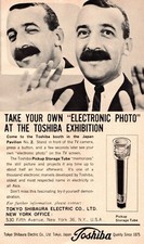 1964 Toshiba Vintage Print Ad New York World's Fair Japan Electronic Photo