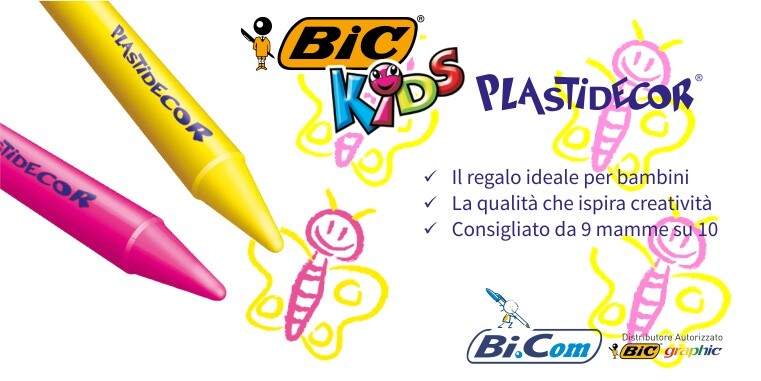 Bic – Bic Kids Pastelli A Cera Plastidecor 24 Pezzi