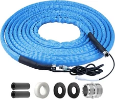 75FT Heated Water Hose for RV -20 Freeze Protection w/ Energy-Saving Thermostat