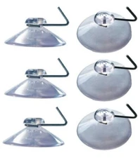 Clear Suction Cup with Hanging Hook 40mm Quantity 100