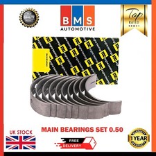 SET CUSCINETTI ALBERO MOTORE PRINCIPALE NAVARA DATSUN FRONTIER QD32 3.2 DIESEL MISURA 0,50 NUOVI