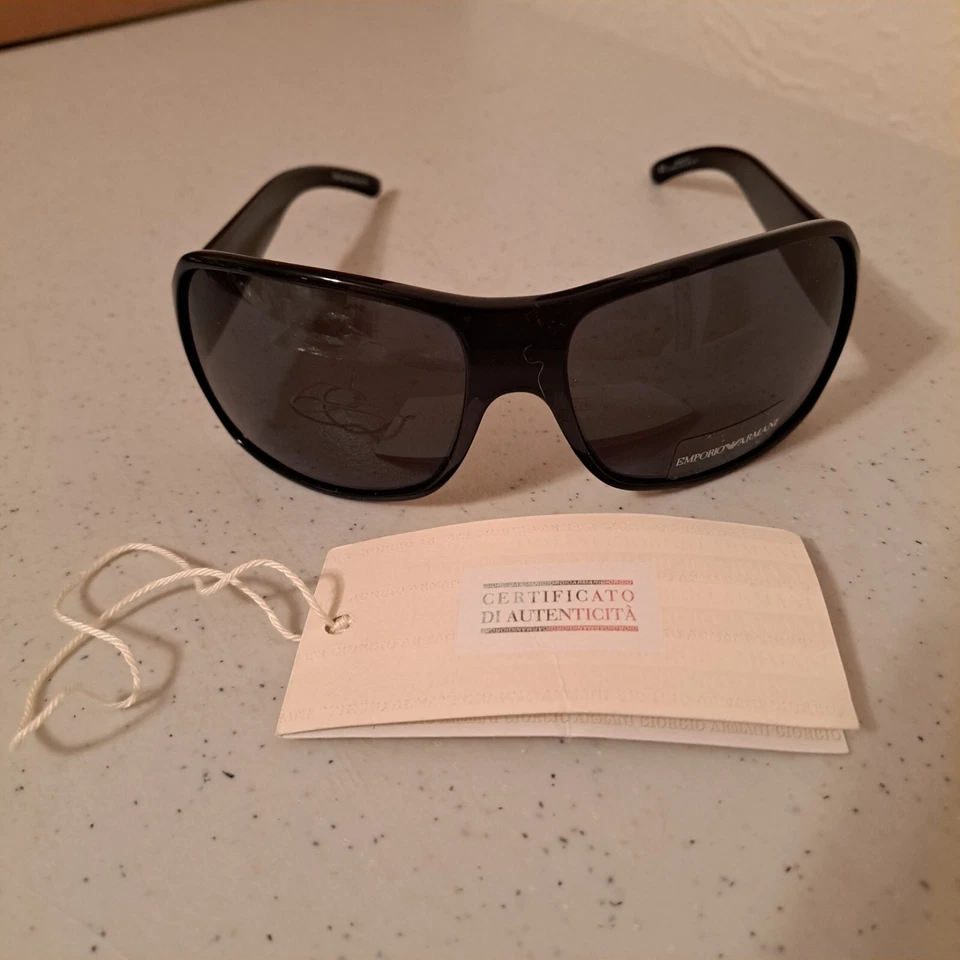 Gafas de sol Emporio Armani EA 9154/S D28 de gran tamaño con lentes grises hechas en Italia i-3 Foto 2 de 4