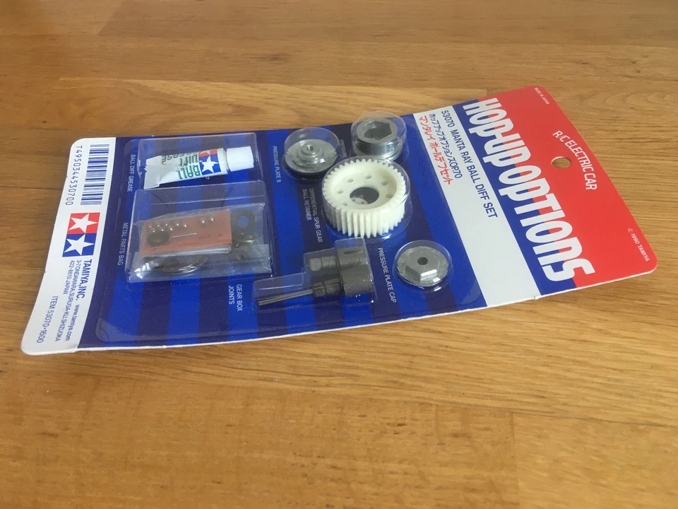 Tamiya 53070 Manta Ray Ball Diff Set Hop-Up Options Kugeldiff TA01 TA02 DF01 NEU - Bild 2 von 4