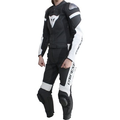 Damen Lederkombi 48=42D - Dainese Mirage Custom Works - schwarz-weiß