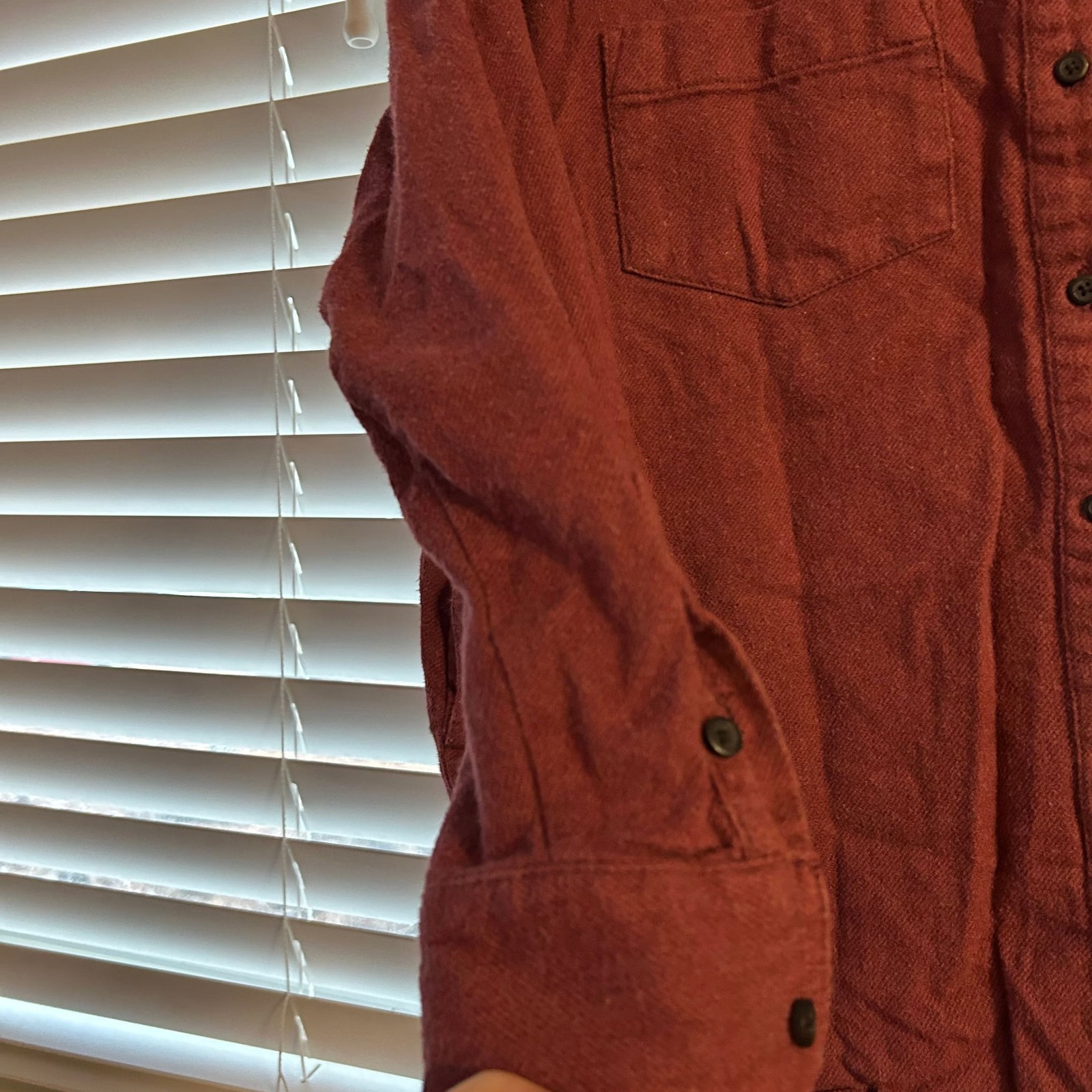 Madewell Solid Flannel Oversized Button-Down Shir… - image 4