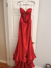 Red Sherry hill prom dress