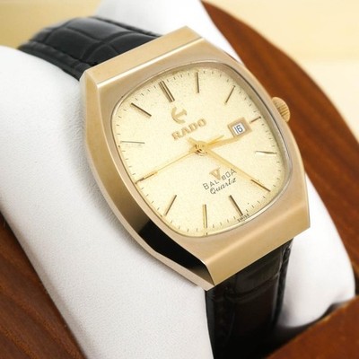 RADO BALBOA Antique Date Quartz Watch K161 2887 from Japan