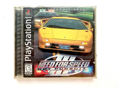 Need for Speed 3 PS1 Black Label NO DISC   CASE, MANUAL, REGISTRATION, EA INSERT