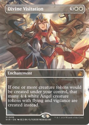 MTG Divine Visitation Non-Foil Anime Borderless (416) Mythic Ravnica Remastered