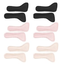 6 Pairs Invisible Heightening Sandal Insole Forefoot Shoe Pad High Heel Inserts