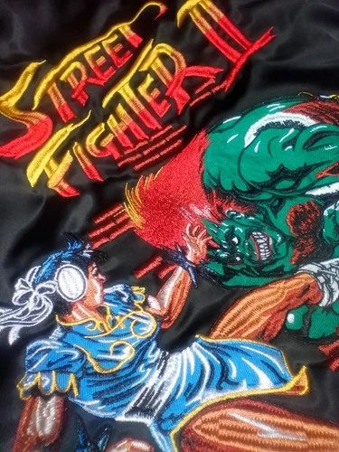 CAPCOM Street Fighter Varsity Jacket Vintage - product listing photo