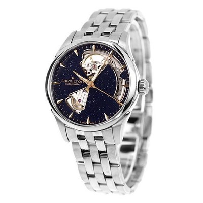 Hamilton Jazzmaster Open Heart Auto H32215142 blau funktionstüchtig