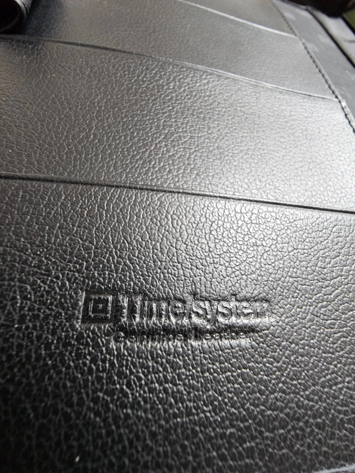 TIME SYSTEM Ringbuch/Planer/Organizer mit Druckknopf Leder schwarz A5 ***NEU*** - Bild 4 von 4