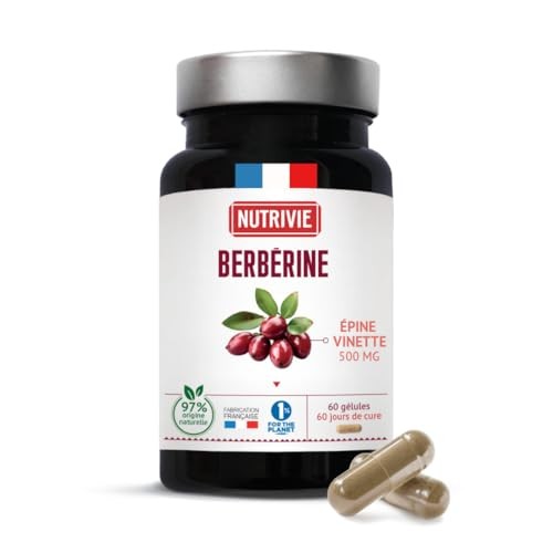 Berbérine 500 mg pour la régulation du glucose et le métabolisme des lipides