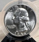 1956 Washington Silver Quarter - Philadelphia Mint - Uncirculated MS