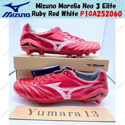 Mizuno Morelia Neo 3 Elite Ruby Red White P1GA252060 Men's Size