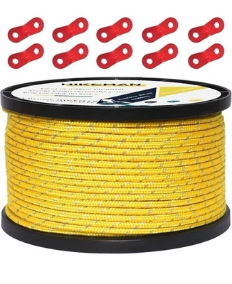 50M Reflexschnur Abspannseile Outdoor Zelt Führungsseil 100% Nylon