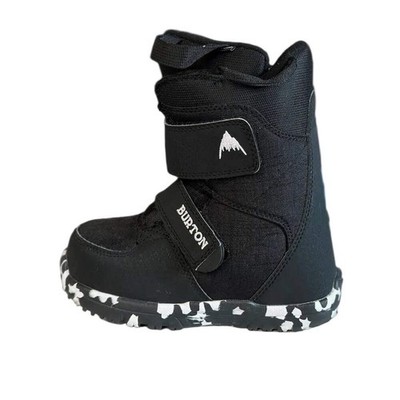 Burton Mini Grom Kids Snowboard Boots 13C Black Soft Flex Used