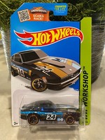 2015 Hot Wheels #243 Hw Workshop-Then Und Jetzt Datsun 240Z Schwarz Variante W/